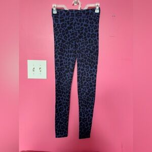 PINK Victoria's Secret Blue Leopard Leggings